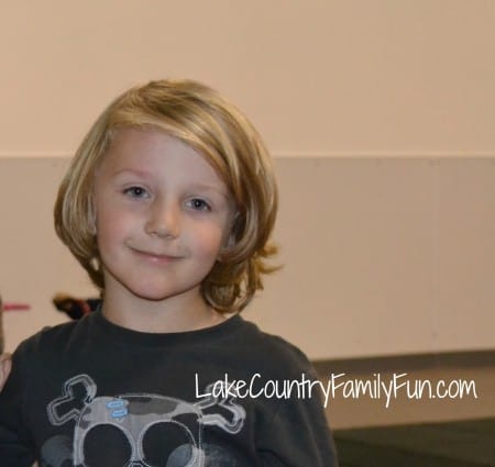 November of 2012. This is the starting point of Odyn's hair for Locks of Love.