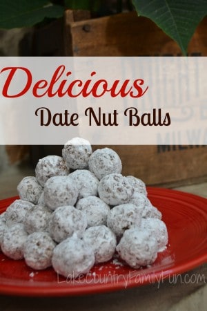 Date Nut Balls Tall