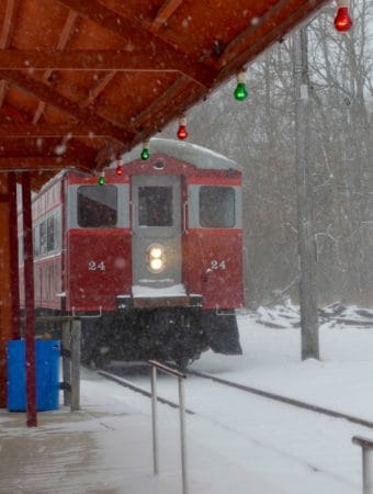 Santa Train Ride, East Troy Electric Railroad East Troy Christmas Trains Lake Country Family Fun