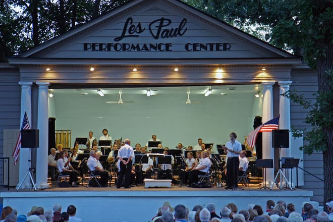 Monday Night Movies in the Park Civic Band Concerts Tribute Tuesday Concerts Waukesha Cutler Park Lake Country Family Fun