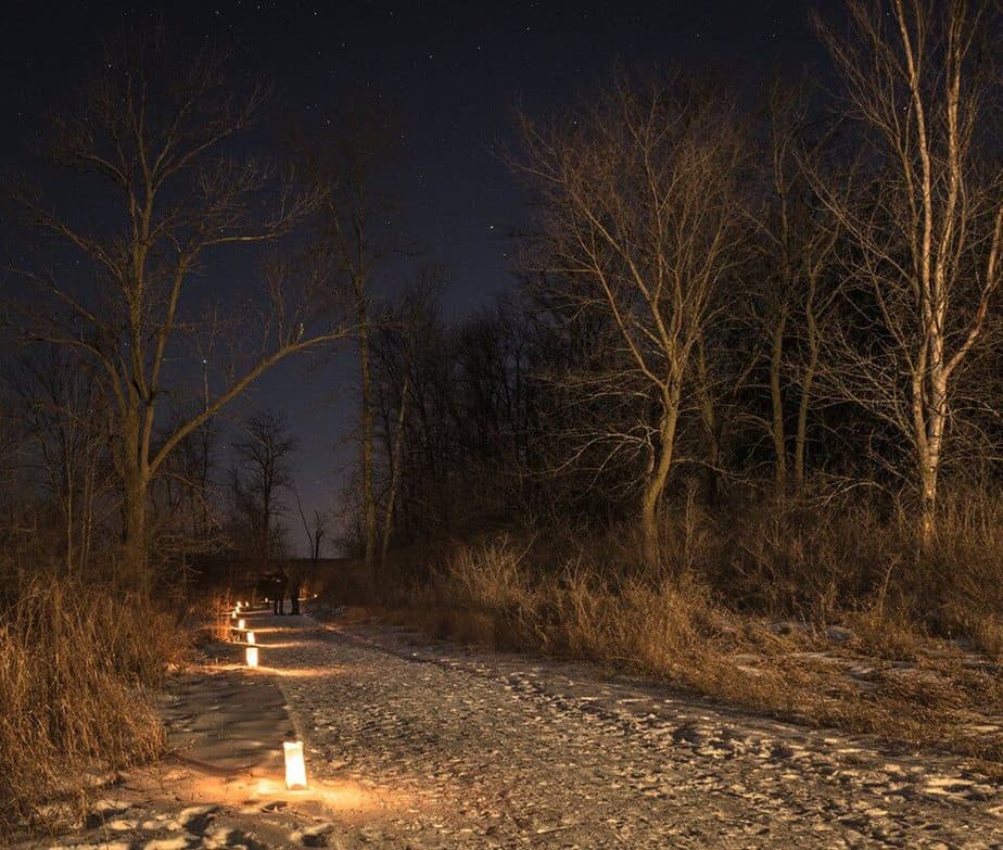 Horicon Marsh Candlelight Hike Lake Country Family Fun January Wisconson
