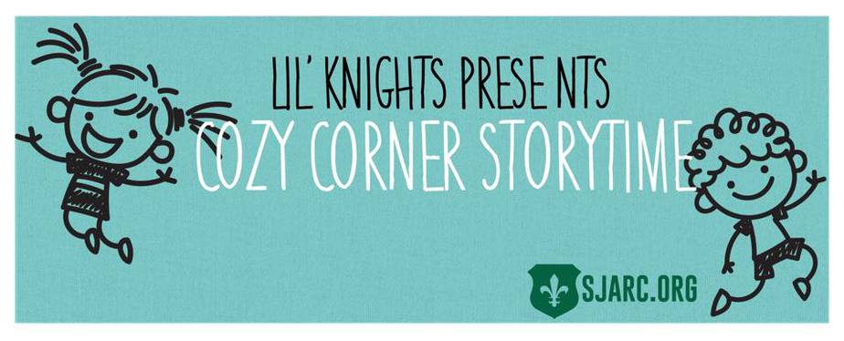 Lil' Knights Story Time cozy corner storytime Lake Country Family Fun St. Joan of Arc Nashotah