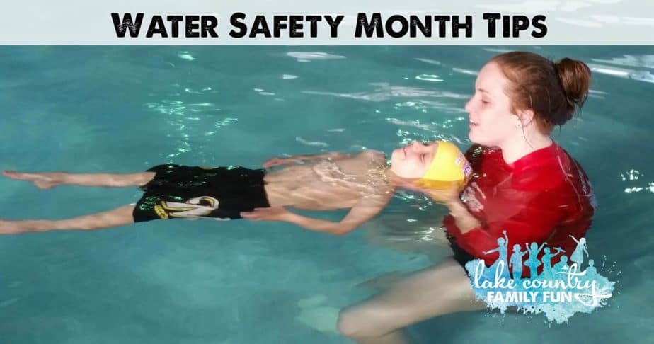 British Swim School Comes to Wisconsin - Review & Deal Water Safety Month Tips Lake Country Family Fun