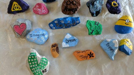 Painted Rocks in Waukesha County