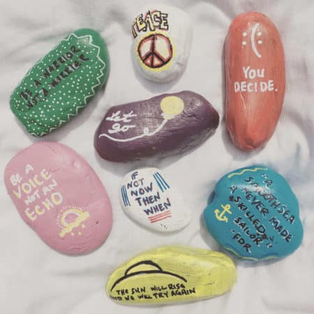 Painted Rocks Madi Prange Soul Renewal Journey Lake Country Family Fun