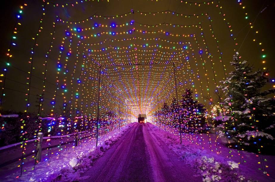Country Christmas Drive Through Light Display • Lake Country 