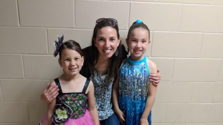 Erin and Girls at Dance Recital