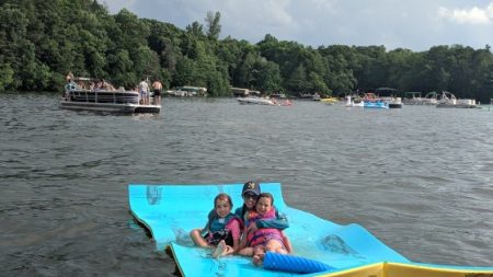 Erin and Girls on Okauchee Summer 2019 When the last baby starts school Weekend guide