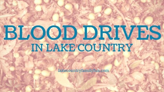 Blood Drives in Lake Country National Blood Donor Month