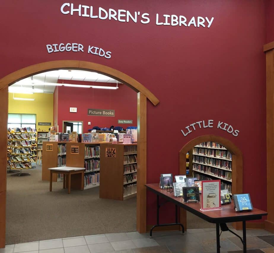 Delafield Public Library Children's entrance