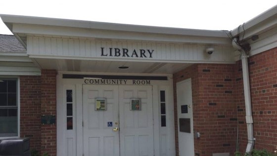 Elm Grove Library Entrance Waukesha County