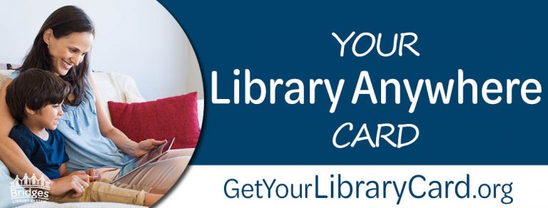 September Library Card Signup graphic
