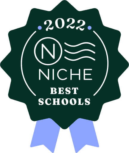 Niche 2022 Best Schools Badge - Dark