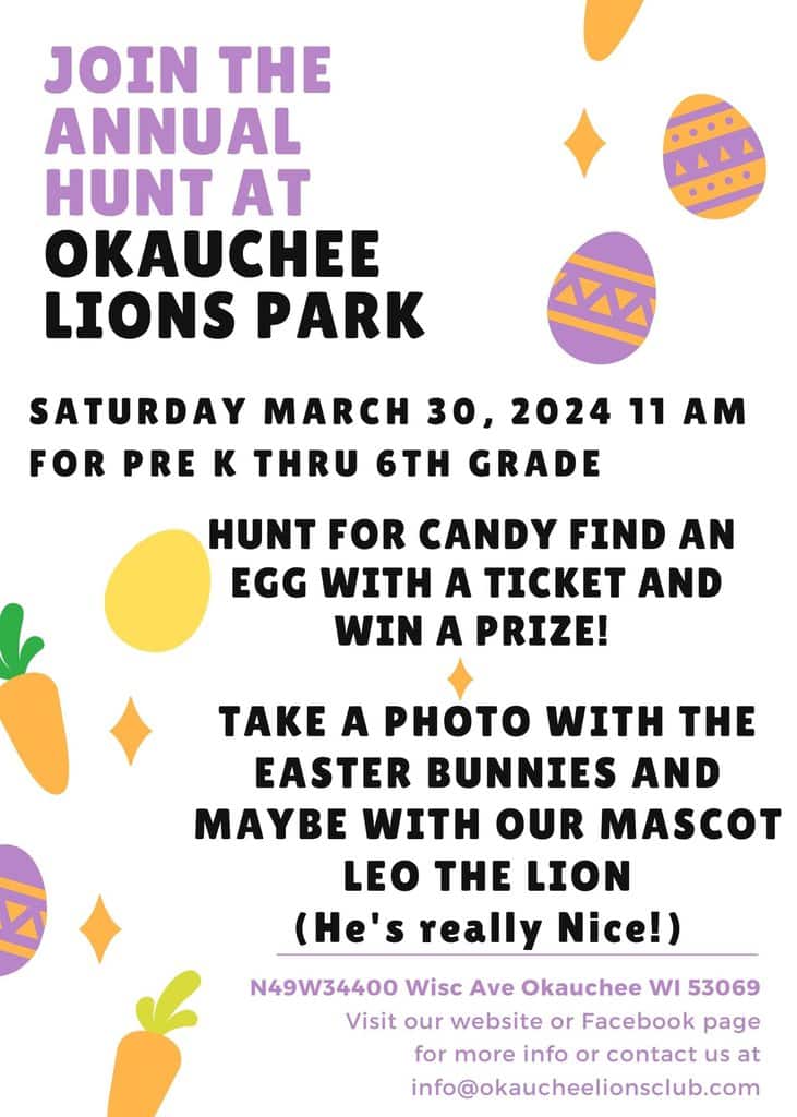 Okauchee Lions Easter Egg Hunt