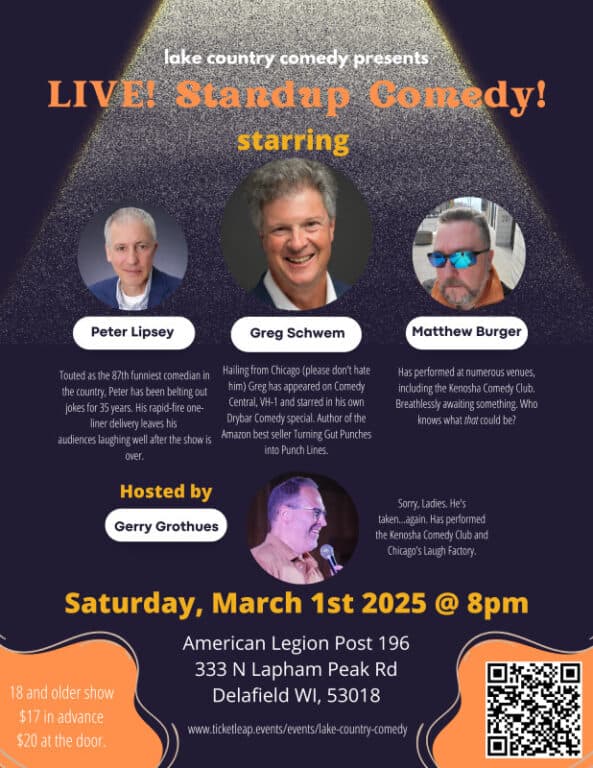 Lake Country Comedy March 2025