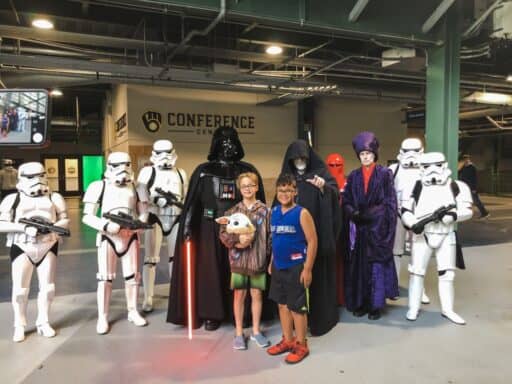 Take your family to a Brewers game Star Wars