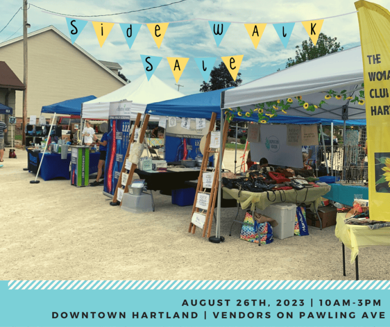 Hartland Sidewalk Sale 2023