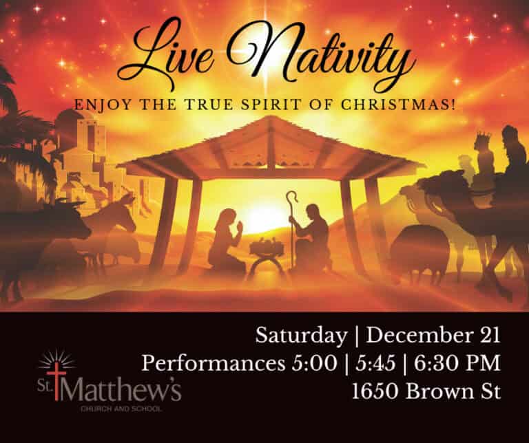 St. Matthews Oconomowoc Live Nativity 2024