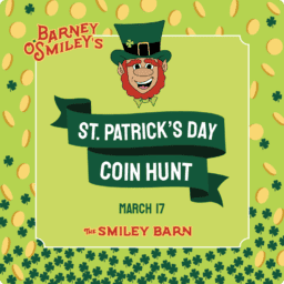 St. Patrick's Day Gold Coin Hunt Smiley Barn