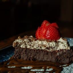 Cafe Hollander Brookfield - Flourless Chocolate Turtle Cake