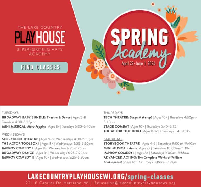 Lake Country Playhouse Spring Academy