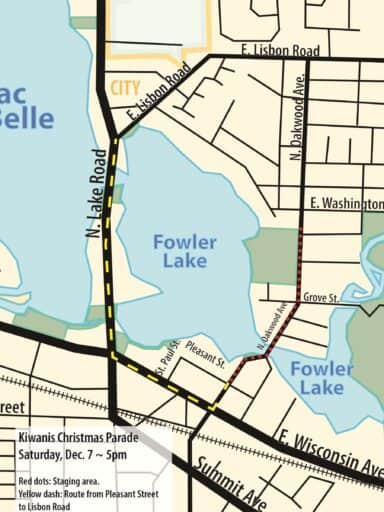 Oconomowoc Christmas Parade 2024 Map