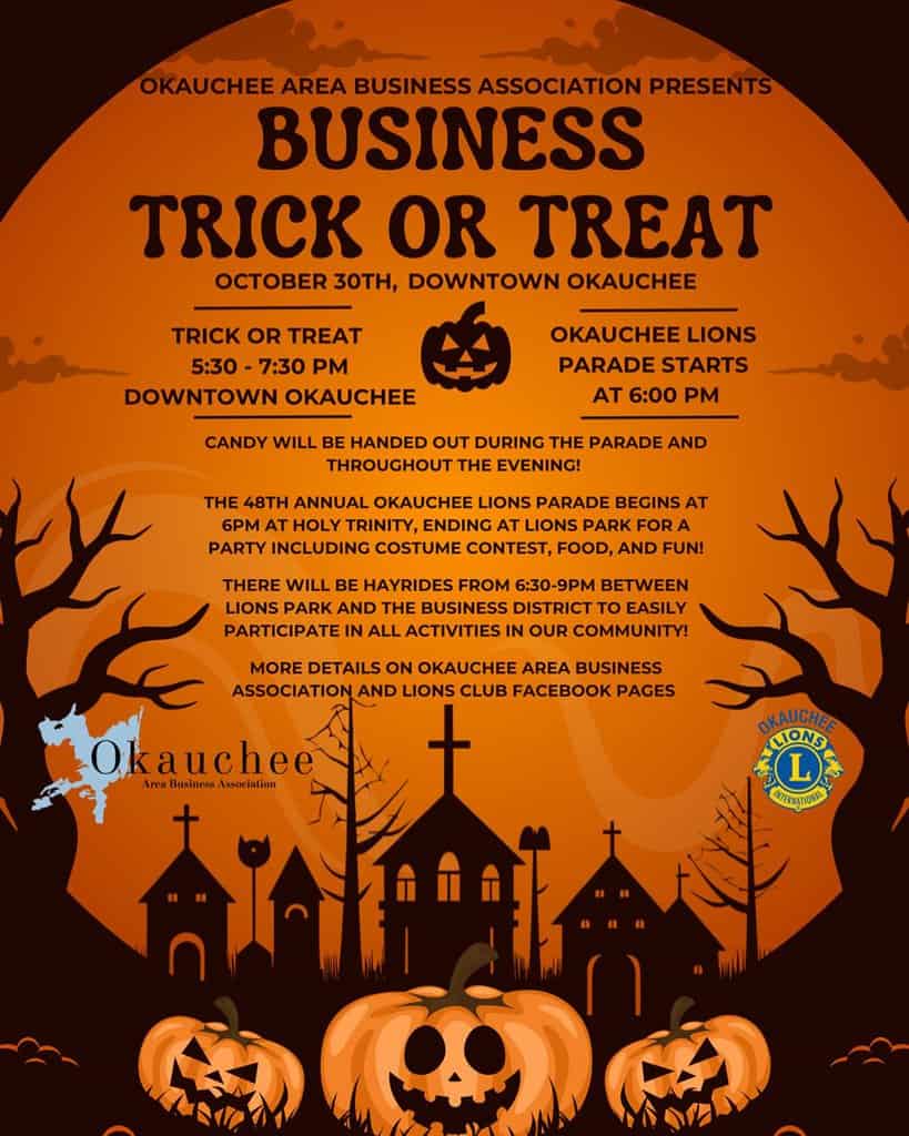 Okauchee Business Trick or Treat 2024