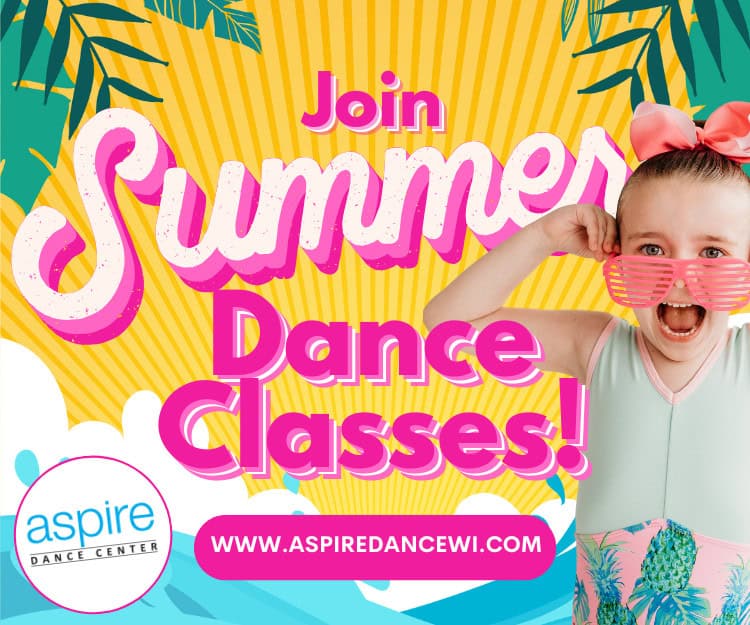 Aspire summer dance graphic 2025